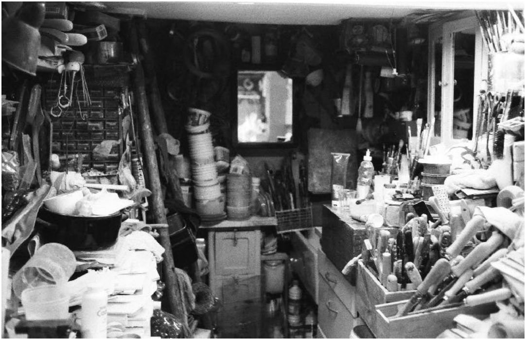 Nicolas Fayol, l'atelier de Sylvain Gaudenzi, 2018